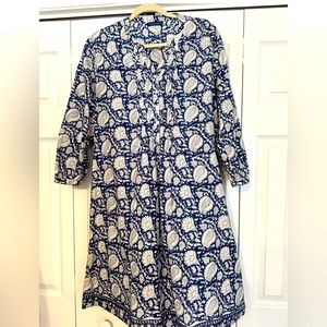 Laplage, Beaufort designer size large block print dress